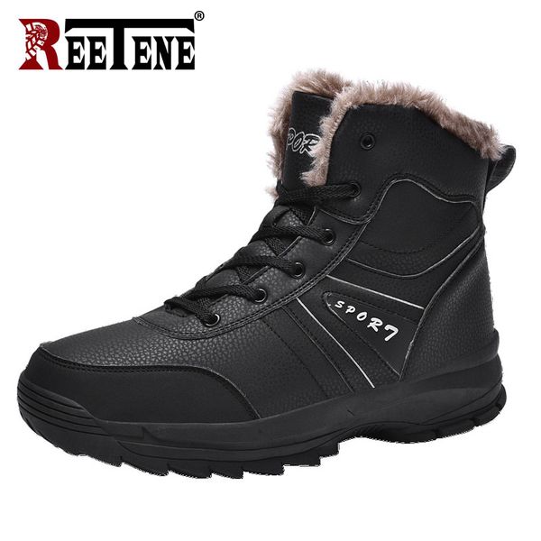 2019 men winter shoes warm plush winter men snow boots high casual fashion boots outdoor work lace up ankle, Black
2019 men winter shoes warm plush winter men snow boots high casual fashion boots outdoor work lace up ankle, Black