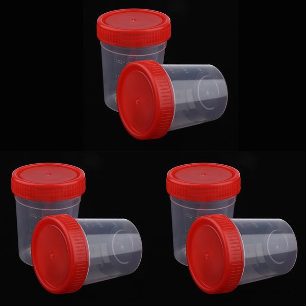 6x containers sample bottle round plastic sealed tank storage 
6x containers sample bottle round plastic sealed tank storage