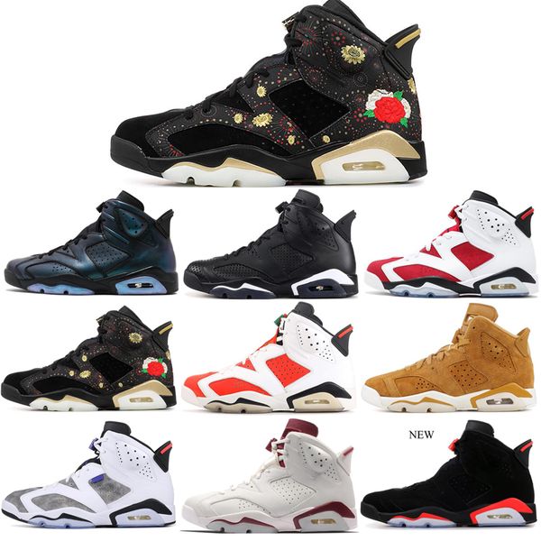 2019 6 men Basketball shoes UNC maroon Infrared Black Cat sports blue Olympic Oreo Angry bull Olympic Maroon 6s sports sneakers
2019 6 men Basketball shoes UNC maroon Infrared Black Cat sports blue Olympic Oreo Angry bull Olympic Maroon 6s sports sneakers