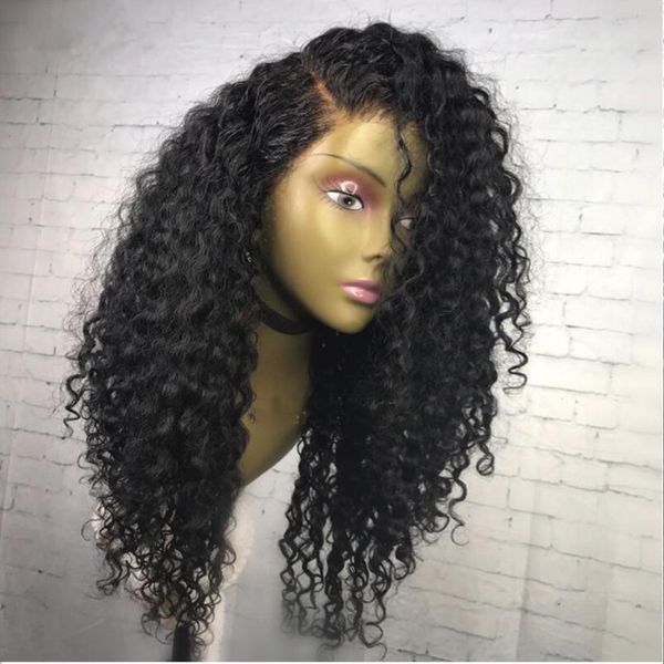glueless remy brazilian human hair wigs deep curly lace front and full lace natural color for black women, Black;brown
glueless remy brazilian human hair wigs deep curly lace front and full lace natural color for black women, Black;brown
