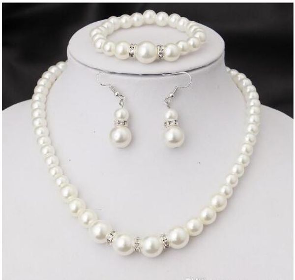wedding engagement women simulated pearls jewelry set necklace earrings bracelets fashion jewelry for lady party gift, Black
wedding engagement women simulated pearls jewelry set necklace earrings bracelets fashion jewelry for lady party gift, Black