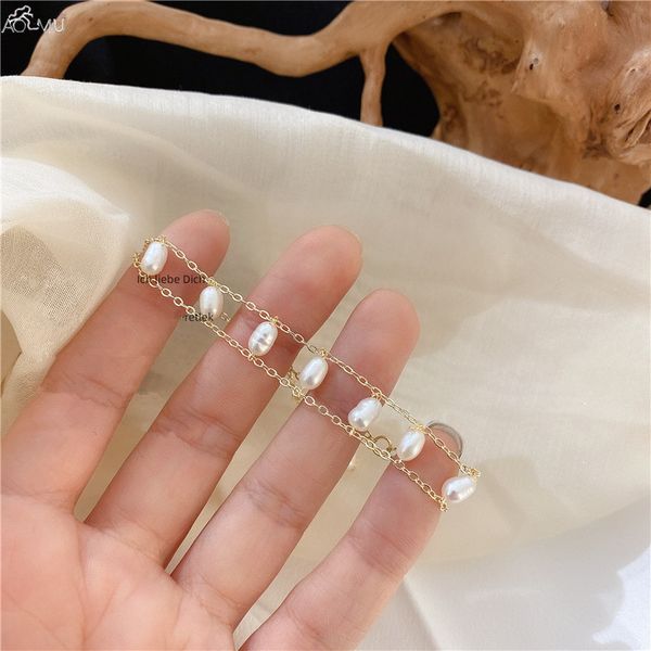 aomu 2020 korea retro baroque natural pearl bracelet simple french style pearl bracelet for women girls jewelry party, Black
aomu 2020 korea retro baroque natural pearl bracelet simple french style pearl bracelet for women girls jewelry party, Black
