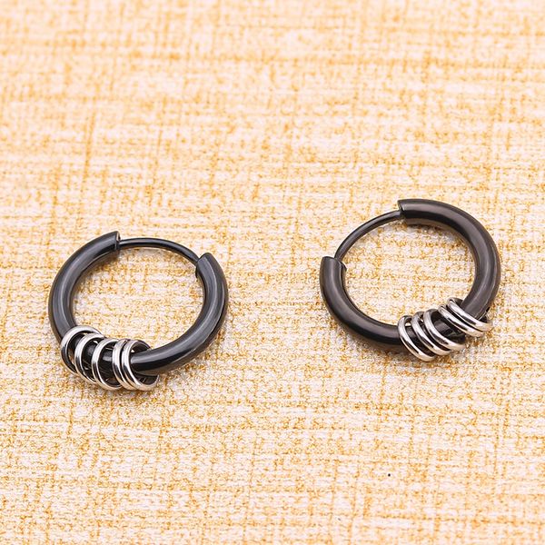 fashion men women five circle hoop pendientes silver gold black stainless steel small circle charms hoop huggie earrings jewelry, Golden;silver
fashion men women five circle hoop pendientes silver gold black stainless steel small circle charms hoop huggie earrings jewelry, Golden;silver