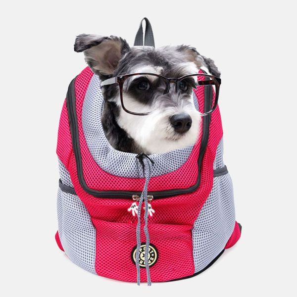 new outdoor pet dog carrier bag pet dog out camping front mesh backpack carrier double shoulder portable travel backpack
new outdoor pet dog carrier bag pet dog out camping front mesh backpack carrier double shoulder portable travel backpack