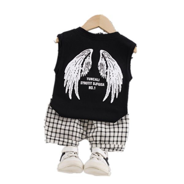 children new summer fashion clothes baby girls boy letter vest plaid shorts 2pcs/sets kids infant outfit toddler casual clothing, White
children new summer fashion clothes baby girls boy letter vest plaid shorts 2pcs/sets kids infant outfit toddler casual clothing, White