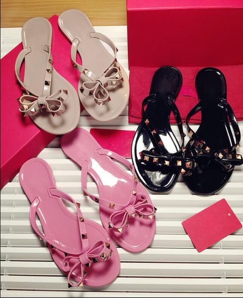v slippers 2020 summer new classic fashion women girl jelly color rivet bow-knot flat bottom flip flops beach shoes sandals, Black
v slippers 2020 summer new classic fashion women girl jelly color rivet bow-knot flat bottom flip flops beach shoes sandals, Black
