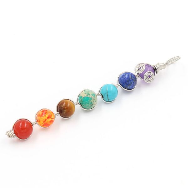 wholesale 10 pcs popular silver plated wire wrap layer round beads pendant many color quartz stone fashion jewelry
wholesale 10 pcs popular silver plated wire wrap layer round beads pendant many color quartz stone fashion jewelry