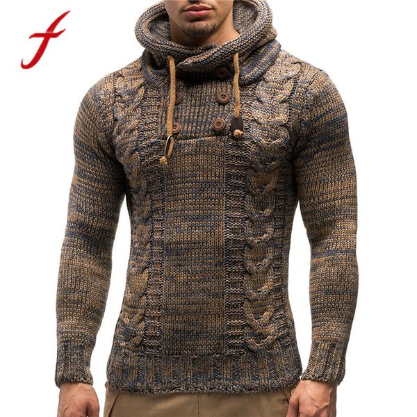 casual men's sweaters winter pullover knitted fashion hooded sweater harajuku outwear autumn khaki black button sweaters, White;black
casual men's sweaters winter pullover knitted fashion hooded sweater harajuku outwear autumn khaki black button sweaters, White;black