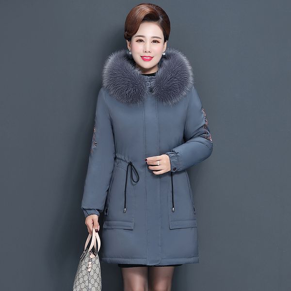 elegant women new mother winter down jacket cotton padded female coat winter jacket middle-aged women's fashion -5xl, Black
elegant women new mother winter down jacket cotton padded female coat winter jacket middle-aged women's fashion -5xl, Black