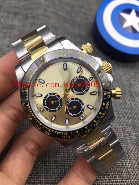 9 style elling watch 40mm cosmograph 116503 116523 18k yellow gold no chronograph mechanical automatic mens watch watches, Slivery;brown
9 style elling watch 40mm cosmograph 116503 116523 18k yellow gold no chronograph mechanical automatic mens watch watches, Slivery;brown