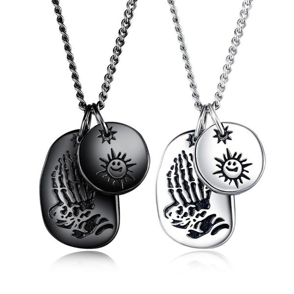 fate love men women hiphop pendants necklaces stainless steel link chain fashion jewelry wholesale, Silver
fate love men women hiphop pendants necklaces stainless steel link chain fashion jewelry wholesale, Silver