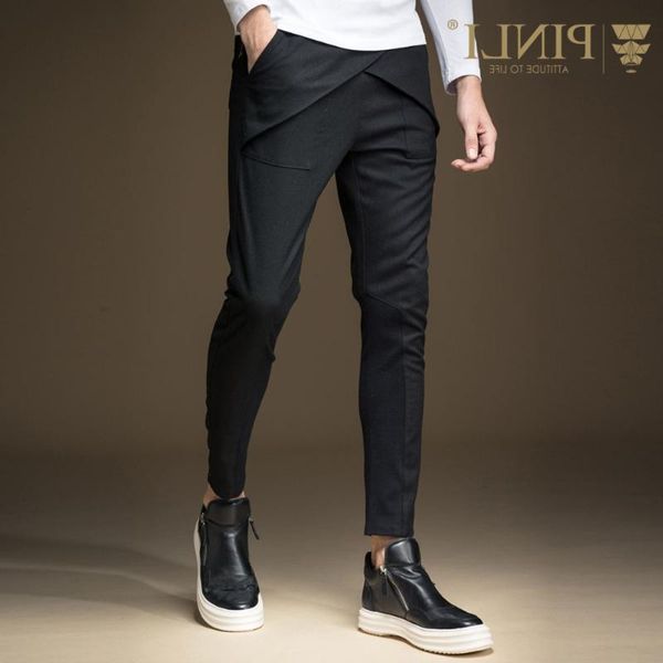 new fashion casual male men's autumn personalized slim casual pencil pants trousers b163317047 on sale, Black
new fashion casual male men's autumn personalized slim casual pencil pants trousers b163317047 on sale, Black