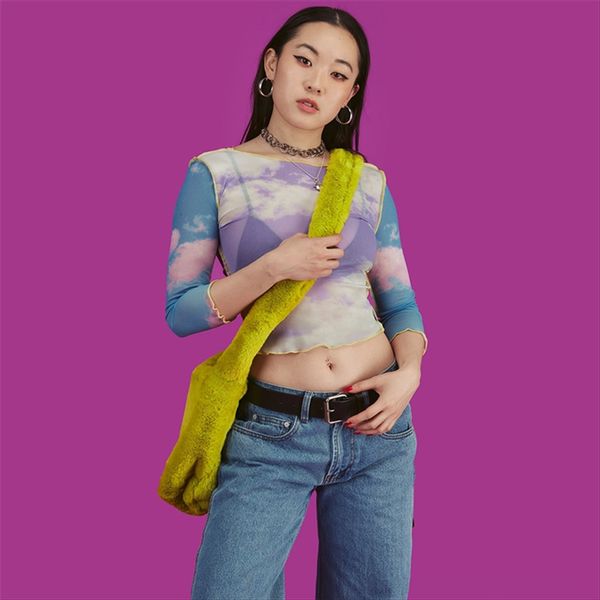 sisjuly2020 all-match round collar chic color t-shirt matching blue sky white cloud printing tiktok t-shirt fashion
sisjuly2020 all-match round collar chic color t-shirt matching blue sky white cloud printing tiktok t-shirt fashion