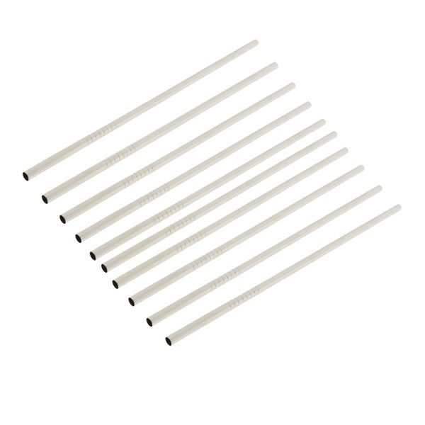 10 pieces reusable metal drinking straw / -grade stainless steel straw - straight - environmentally friendly
10 pieces reusable metal drinking straw / -grade stainless steel straw - straight - environmentally friendly