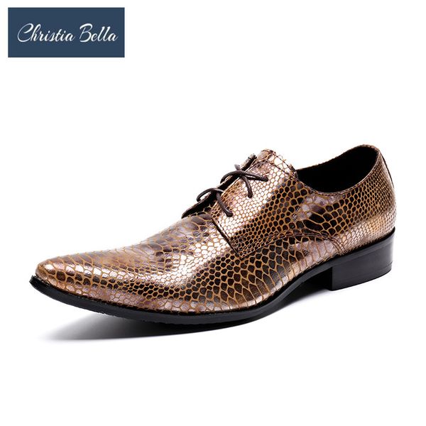 christia bella fashion simplicity office genuine leather men shoes big size gold scales shoes pointed toe lace up formal, Black
christia bella fashion simplicity office genuine leather men shoes big size gold scales shoes pointed toe lace up formal, Black