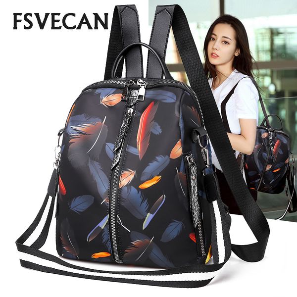 2019 casual oxford waterproof women backpacks for women feathers multifunctional travel school bag new
2019 casual oxford waterproof women backpacks for women feathers multifunctional travel school bag new