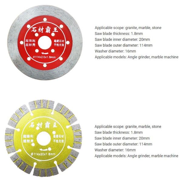 114mm cutting disc wheel saw blade for cutting diamond marble granite ceramic 35ed
114mm cutting disc wheel saw blade for cutting diamond marble granite ceramic 35ed