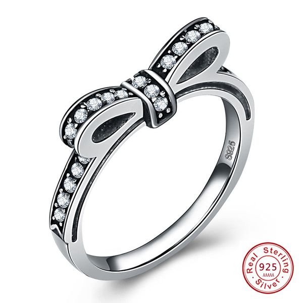 solid 925 sterling silver sparkling bow knot stackable ring micro pave cz for women valentine's day gift jewelry, Slivery;golden
solid 925 sterling silver sparkling bow knot stackable ring micro pave cz for women valentine's day gift jewelry, Slivery;golden