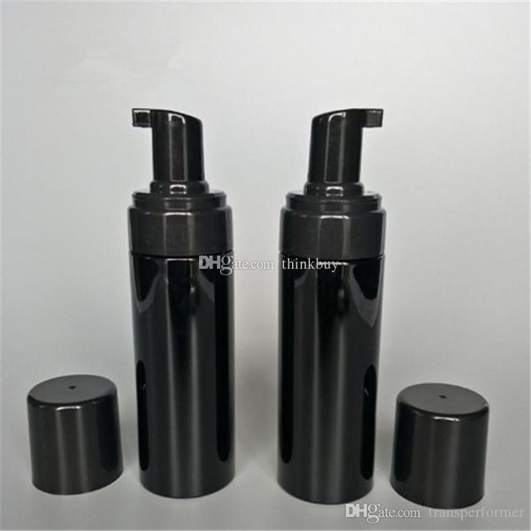 150g Plastic Refillable Travel Foamer Pump Bottle Body Wash Black Soap Foaming Pumps Pet Diy Liquid Dish Soap 2019012207