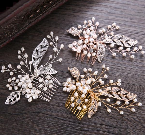 new freshwater pearl bride hair comb rose gold and silver alloy water drill bit accessories bridal jewelry
new freshwater pearl bride hair comb rose gold and silver alloy water drill bit accessories bridal jewelry