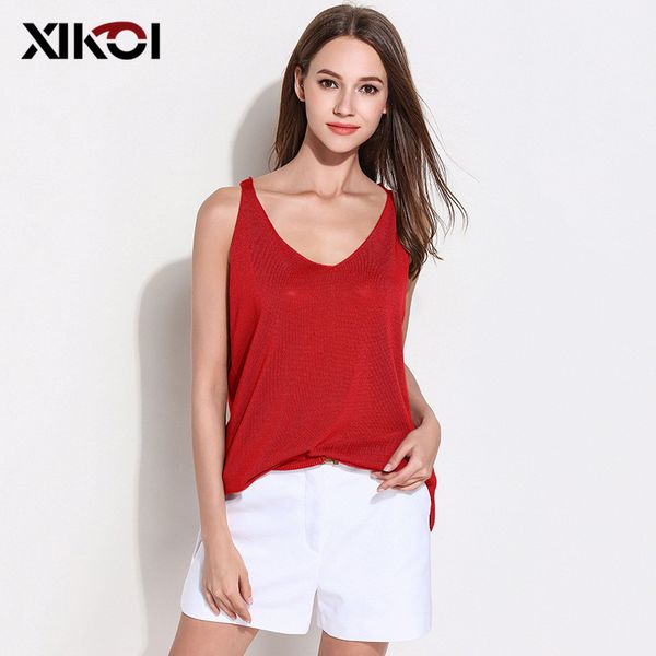 xikoi knitted vest 2018 summer women casual sleeveless o-neck sweater vest fashion crop women veste femme, Black;white
xikoi knitted vest 2018 summer women casual sleeveless o-neck sweater vest fashion crop women veste femme, Black;white