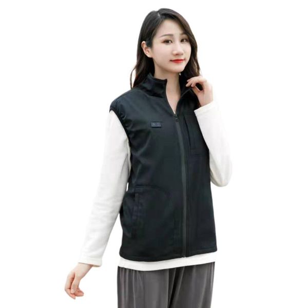women men zipper closure winter warm heating vest stand neck ergonomics cold proof usb charging dual control smart sleeveless, Black;white
women men zipper closure winter warm heating vest stand neck ergonomics cold proof usb charging dual control smart sleeveless, Black;white