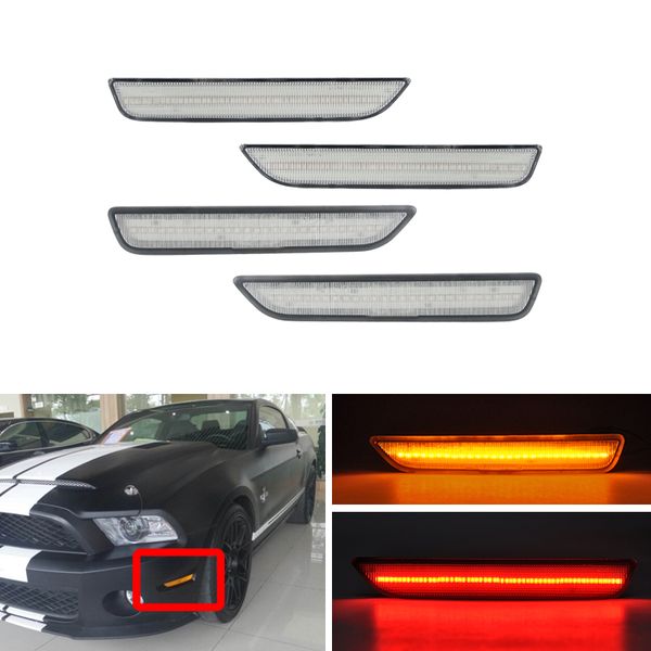 4x front & rear amber red clear/smoked led side marker lights for mustang 2010 2011 2012 2013 2014 auto turn signal
4x front & rear amber red clear/smoked led side marker lights for mustang 2010 2011 2012 2013 2014 auto turn signal