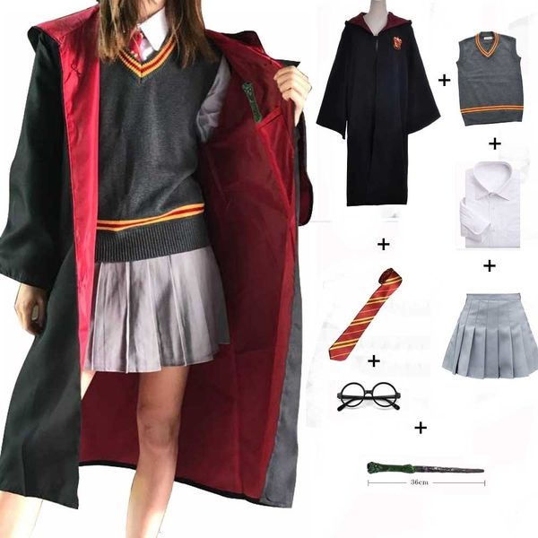 gryffindor hufflepuff slytherin ravenclaw costume hermione granger cosplay robe skirt glasses uniform halloween costumemx190921, Black;white
gryffindor hufflepuff slytherin ravenclaw costume hermione granger cosplay robe skirt glasses uniform halloween costumemx190921, Black;white