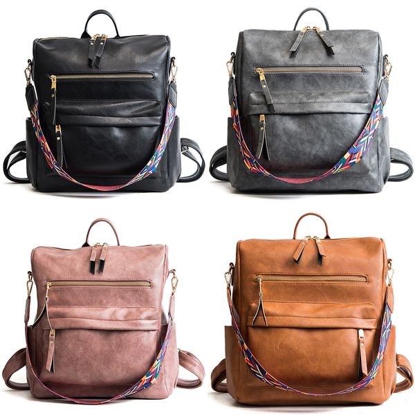 women big girls fashion pu leather backpack purse waterproof school book bag crossbody shoulder large bag multifunction handbag
women big girls fashion pu leather backpack purse waterproof school book bag crossbody shoulder large bag multifunction handbag