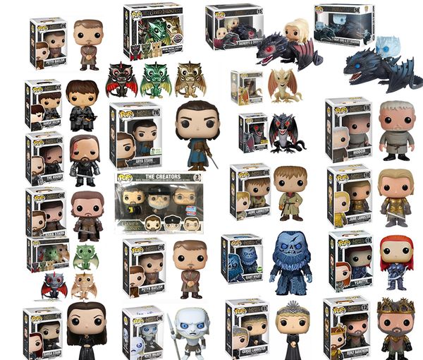 Funko pop game of throne meli andre jon now daenery targaryen drogon gho t tyrion lanni ter figure children toy birthday gift
Funko pop game of throne meli andre jon now daenery targaryen drogon gho t tyrion lanni ter figure children toy birthday gift