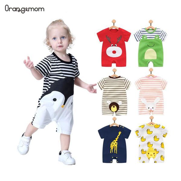 2019 baby rompers summer style duck baby boy clothes newborn girl short sleeve clothes children's clothing, Blue
2019 baby rompers summer style duck baby boy clothes newborn girl short sleeve clothes children's clothing, Blue
