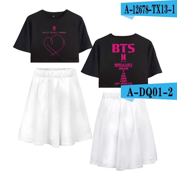 new promotion in spring cross-border new product btspersona new album all-match cotton navel t-shirt pleated skirt set
new promotion in spring cross-border new product btspersona new album all-match cotton navel t-shirt pleated skirt set