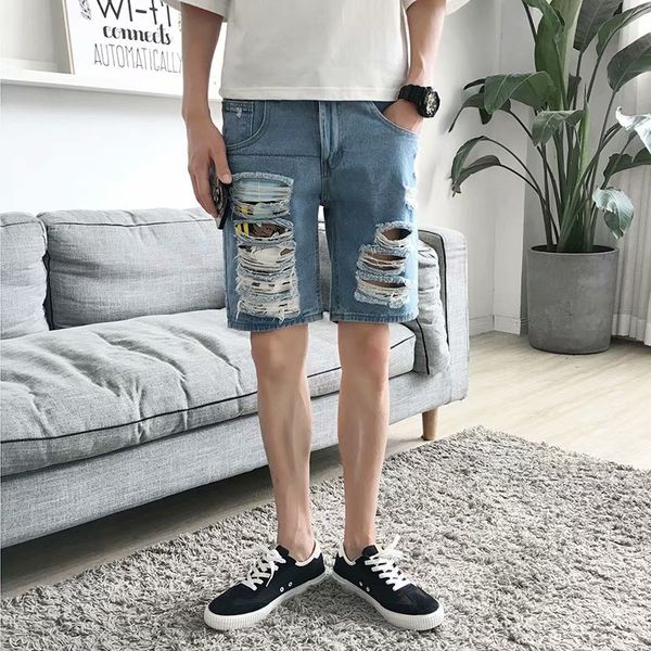 e-baihui summer harbor wind-break tunnel jeans five-point pants fashion trousers recreational sports shorts jeans male 8479, Blue
e-baihui summer harbor wind-break tunnel jeans five-point pants fashion trousers recreational sports shorts jeans male 8479, Blue