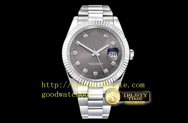 men's date sport 41mm watches asia 2813 automatic movement grey dial with diamond markers steel 316l watch, Slivery;black
men's date sport 41mm watches asia 2813 automatic movement grey dial with diamond markers steel 316l watch, Slivery;black