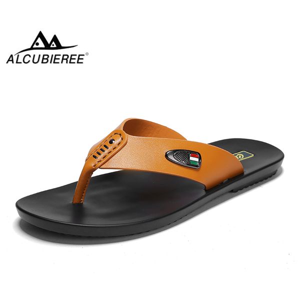 alcubieree brand mens leather flip flops genuine leather slippers men casual beach shoes fashion sandals summer breathable slide t200420, Black
alcubieree brand mens leather flip flops genuine leather slippers men casual beach shoes fashion sandals summer breathable slide t200420, Black