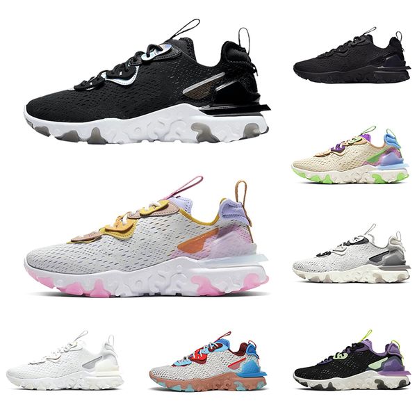 react element vision 87 55 running shoes mens womens sneakers triple black white iridescent honeycomb men trainers sports size 36-45
react element vision 87 55 running shoes mens womens sneakers triple black white iridescent honeycomb men trainers sports size 36-45