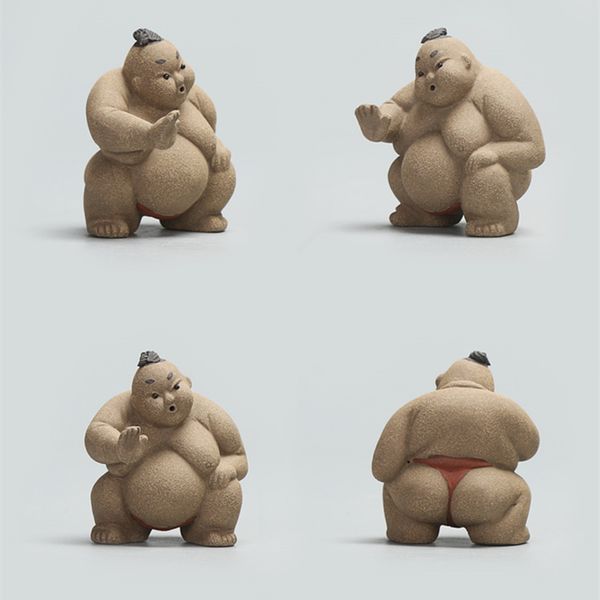 japanese style sumo wrestling figurine real yixing zisha duan clay statue creative crude pottery tea pet home table decoration
japanese style sumo wrestling figurine real yixing zisha duan clay statue creative crude pottery tea pet home table decoration