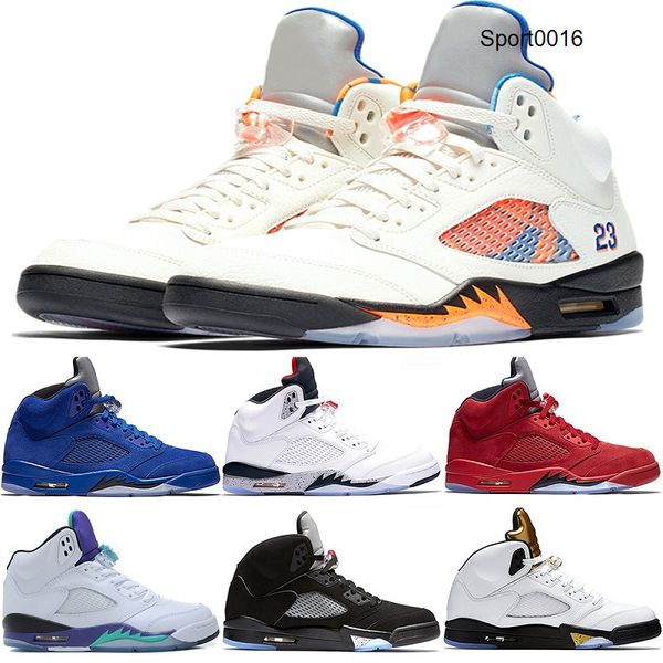 designer 5 5s men basketball shoes international flight og metallic black blue red suede white cement grape sport sneakers size 41-47
designer 5 5s men basketball shoes international flight og metallic black blue red suede white cement grape sport sneakers size 41-47