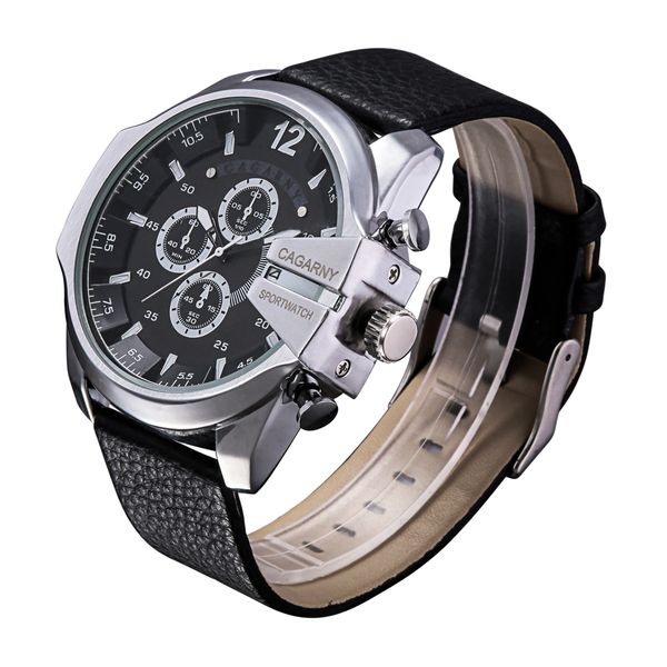 drop shipping cagarny men army military watches men's quartz wrist watch date male clock black leather strap sports orologio uomo drop, Slivery;brown
drop shipping cagarny men army military watches men's quartz wrist watch date male clock black leather strap sports orologio uomo drop, Slivery;brown