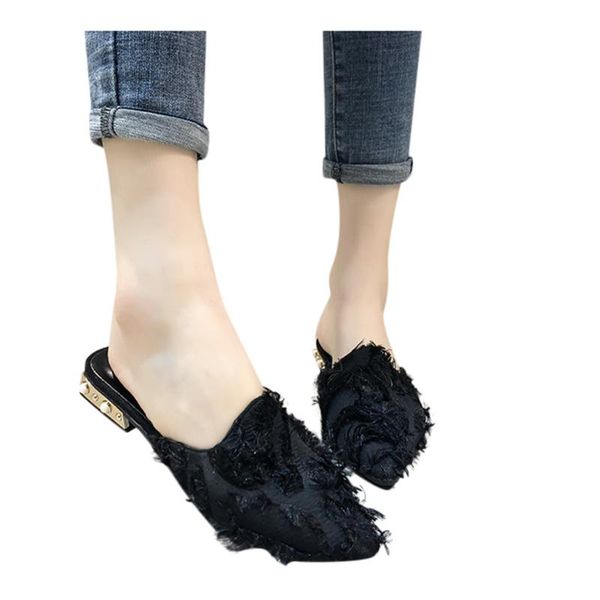 sagace slippers women eleganr pointed closed slippers summer ladies casual indoor&outdoor sandal slipper high quality, Black
sagace slippers women eleganr pointed closed slippers summer ladies casual indoor&outdoor sandal slipper high quality, Black