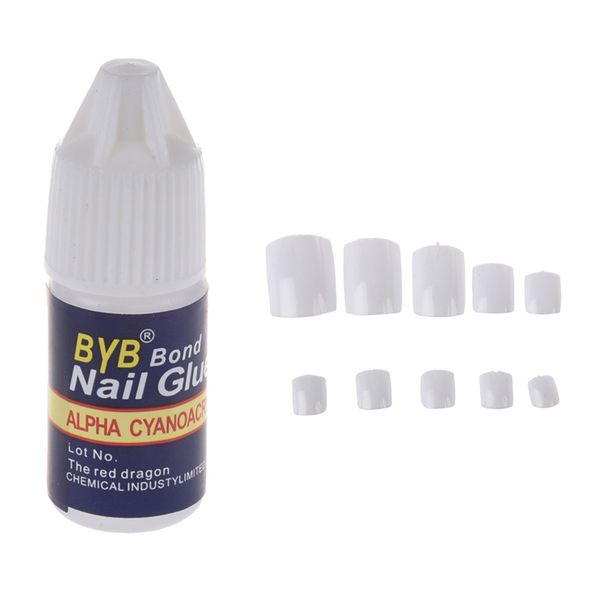 3шт 3g professional nail glue 500pcs белый uv gel акриловые поддельные ложные toe nail art советы
3шт 3g professional nail glue 500pcs белый uv gel акриловые поддельные ложные toe nail art советы