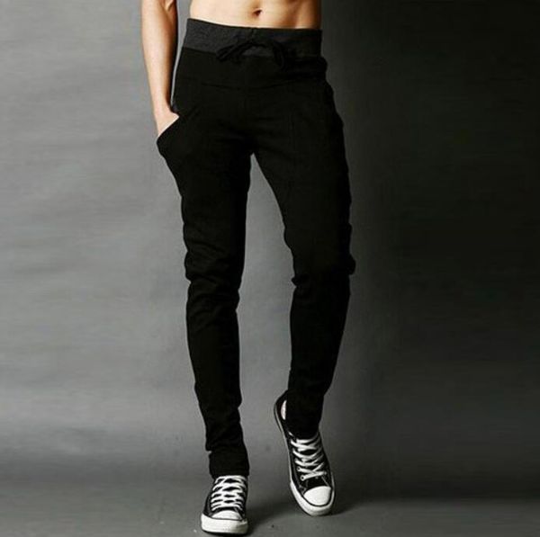 fashion harem pants feet men's trousers casual sweatpants 2018 simple men's casual pants slim pants fashion, Black
fashion harem pants feet men's trousers casual sweatpants 2018 simple men's casual pants slim pants fashion, Black