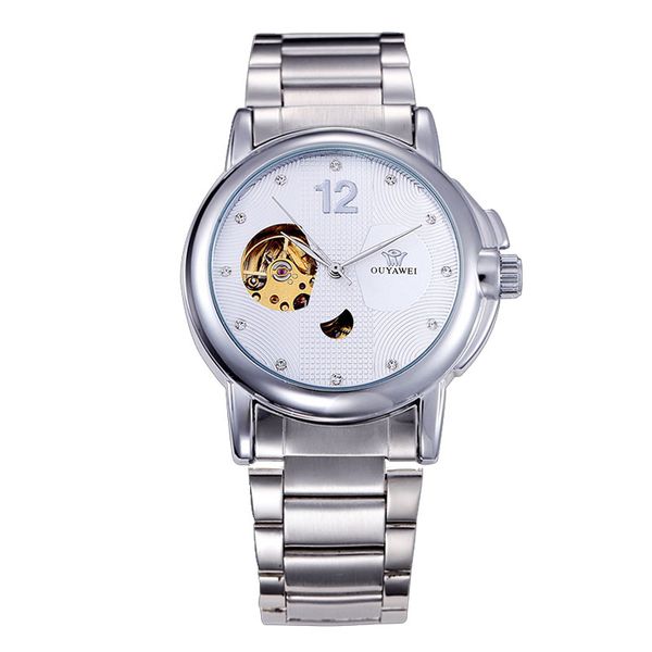 2019 new ouyawei automatic men watches white skeleton mechanical wristwatch fashion casual stainless watch steel relogio, Slivery;brown
2019 new ouyawei automatic men watches white skeleton mechanical wristwatch fashion casual stainless watch steel relogio, Slivery;brown