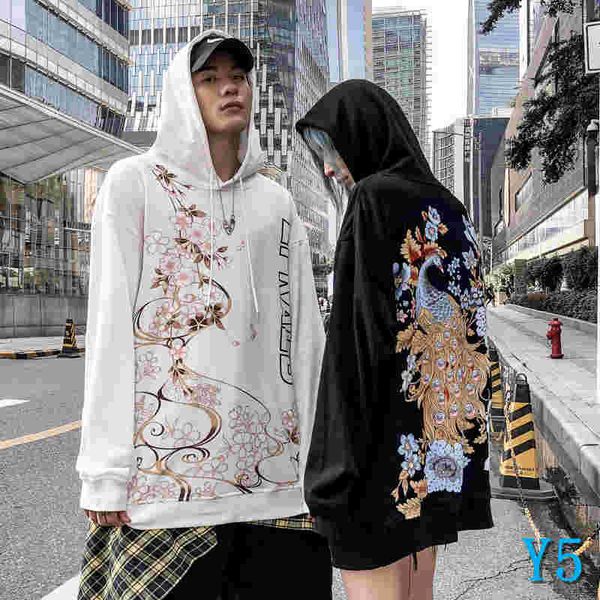 men's hoodies autumn winter women hooded hip hop hoodie with peacock print loose couple clothing size s-xly5, Black
men's hoodies autumn winter women hooded hip hop hoodie with peacock print loose couple clothing size s-xly5, Black