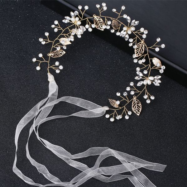 golden leaf diamond pearl manual bride headwear soft chain hair band hair decorate, Silver
golden leaf diamond pearl manual bride headwear soft chain hair band hair decorate, Silver