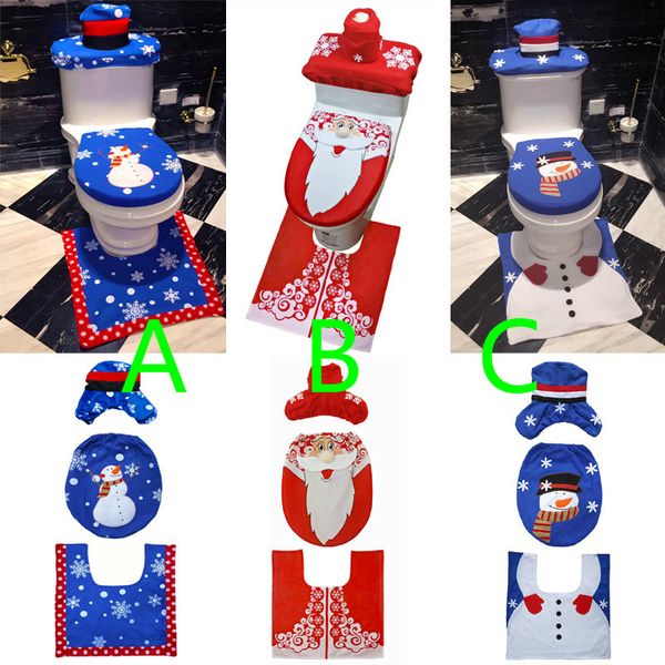 christmas toilet seat covers 3pcs/set happy santa rug bathroom set decoration christmas creative bathroom accessorie
christmas toilet seat covers 3pcs/set happy santa rug bathroom set decoration christmas creative bathroom accessorie