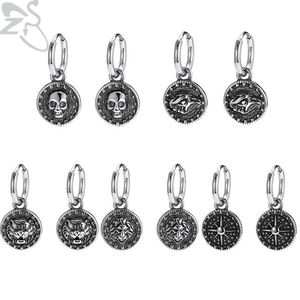 zs punk 316l stainless steel skull hoop earring for women men tiger eight awn star dangle earring boys rock ear piercing jewelry, Golden;silver
zs punk 316l stainless steel skull hoop earring for women men tiger eight awn star dangle earring boys rock ear piercing jewelry, Golden;silver