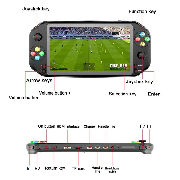 game console built in 5000/10000 games 32/64 gb handheld double joystick game controller for psp gba fc gb fc gbc
game console built in 5000/10000 games 32/64 gb handheld double joystick game controller for psp gba fc gb fc gbc