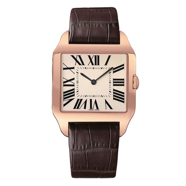 2019 rose gold new men watch gentalmen luxury watches women fashion wristwatch leather brown square dial female relogio montre male clock, Slivery;brown
2019 rose gold new men watch gentalmen luxury watches women fashion wristwatch leather brown square dial female relogio montre male clock, Slivery;brown