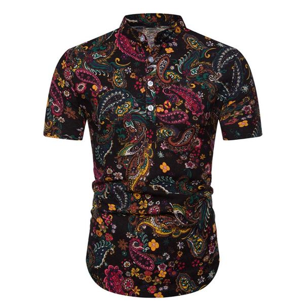 men shirt summer short sleeve shirts flowers print shirts hawaiian shirt camisa masculina brand casual male printed pullover, White;black
men shirt summer short sleeve shirts flowers print shirts hawaiian shirt camisa masculina brand casual male printed pullover, White;black